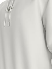 Calvin Klein White Relaxed Monologo Hoodie - Image 5 of 5