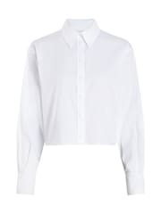 Calvin Klein White Soft 100% Cotton Modern Shirt - Image 5 of 7