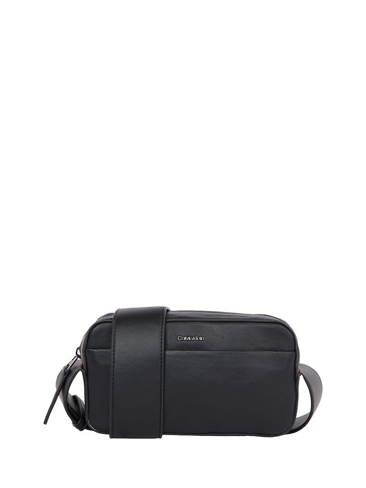 Calvin Klein Black Reporter Bag - Image 2 of 5