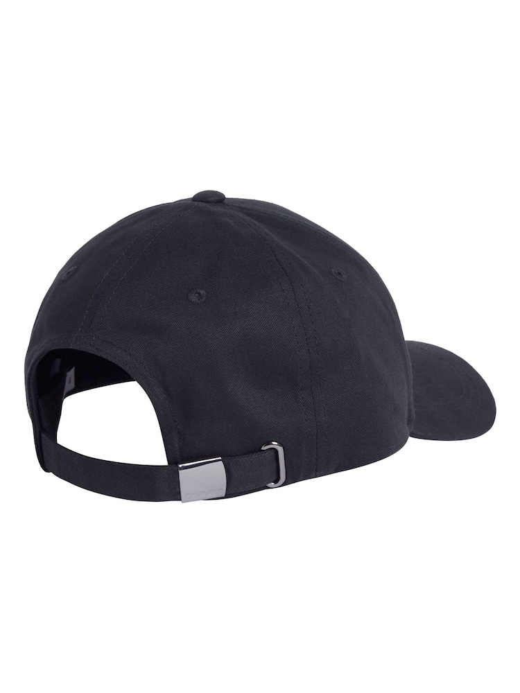 Calvin Klein Black 100% Cotton Baseball Cap - Image 2 of 3