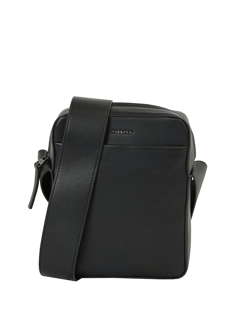 Calvin Klein Black Reporter Bag - Image 2 of 5