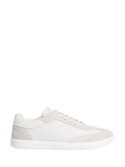 Calvin Klein Grey Lace Up Nylon Low Trainers - Image 2 of 7