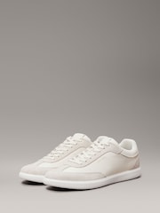 Calvin Klein Grey Lace Up Nylon Low Trainers - Image 5 of 7