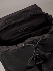 Calvin Klein Black Flap Backpack - Image 5 of 5