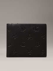 Calvin Klein Black Leather Embossed Bifold Wallet - Image 1 of 4