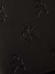 Calvin Klein Black Leather Embossed Bifold Wallet - Image 4 of 4