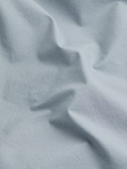 Calvin Klein Blue Relaxed 100% Cotton Poplin Shirt - Image 5 of 5