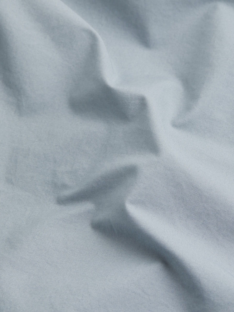 Calvin Klein Blue Relaxed 100% Cotton Poplin Shirt - Image 5 of 5 Calvin Klein Blue Relaxed 100% Cotton Poplin Shirt - Image 5 of 5