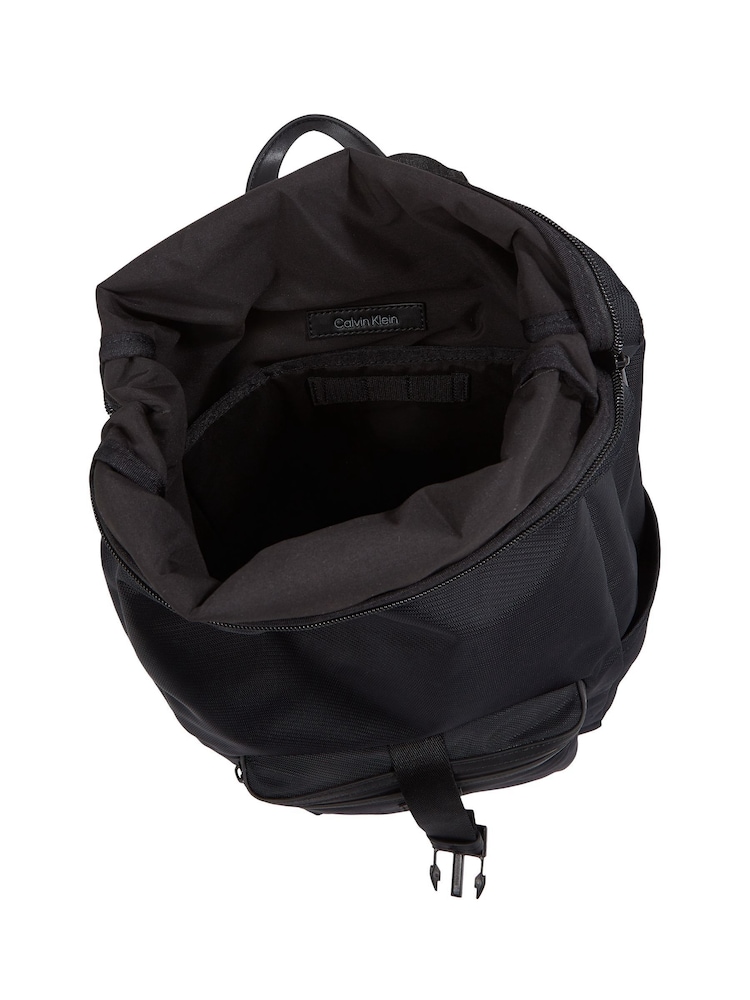 Calvin Klein Black Essential Black Backpack - Image 6 of 6