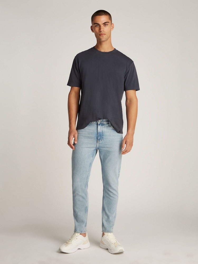 Calvin Klein Blue Dad 100% Cotton Jeans - Image 3 of 6