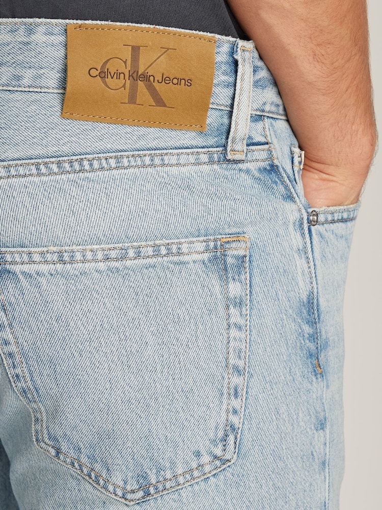 Calvin Klein Blue Dad 100% Cotton Jeans - Image 4 of 6