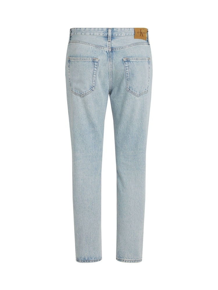 Calvin Klein Blue Dad 100% Cotton Jeans - Image 6 of 6