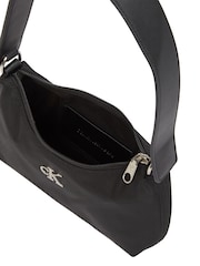 Calvin Klein Black Sleek Nylon Shoulder Bag - Image 3 of 5