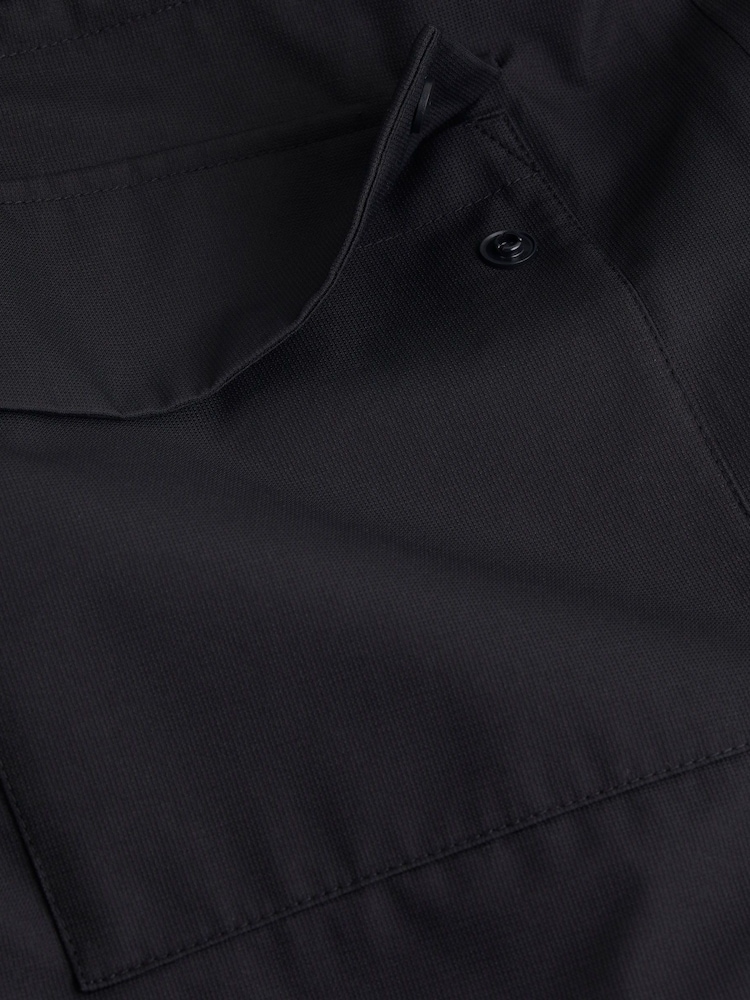 Calvin Klein Black Technical Long Jacket - Image 4 of 5
