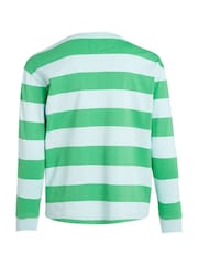 Calvin Klein Green 100% Cotton Shifted Picture Long Sleeve T-Shirt - Image 5 of 5