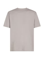 Коричневий - Calvin Klein 100% Cotton Monologo футболки - Image 6 of 6