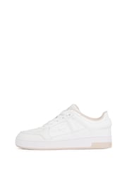 Calvin Klein Multi White Basketball Low Trainers - Image 2 of 6