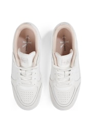 Calvin Klein Multi White Basketball Low Trainers - Image 5 of 6
