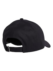 Calvin Klein Black 100% Cotton Embroidered Cap - Image 2 of 2