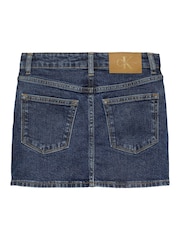 Calvin Klein Blue Denim Mini Skirt - Image 5 of 5