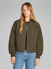 Calvin Klein Brown Quilted Jacket - Image 1 of 6