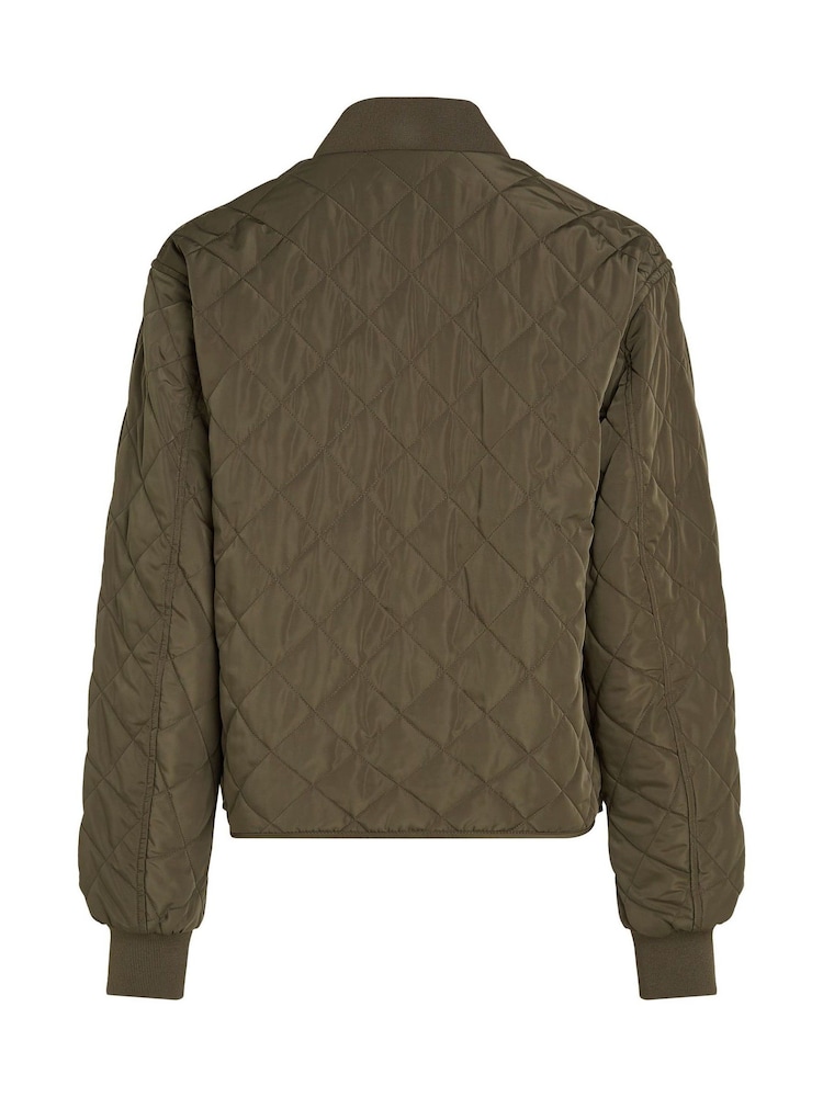 Calvin Klein Brown Quilted Jacket - Image 6 of 6