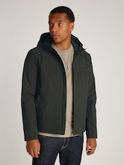 Calvin Klein Black Technical Hooded Jacket - Image 1 of 6