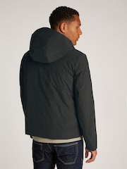 Calvin Klein Black Technical Hooded Jacket - Image 2 of 6