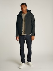 Calvin Klein Black Technical Hooded Jacket - Image 4 of 6