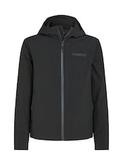 Calvin Klein Black Technical Hooded Jacket - Image 5 of 6