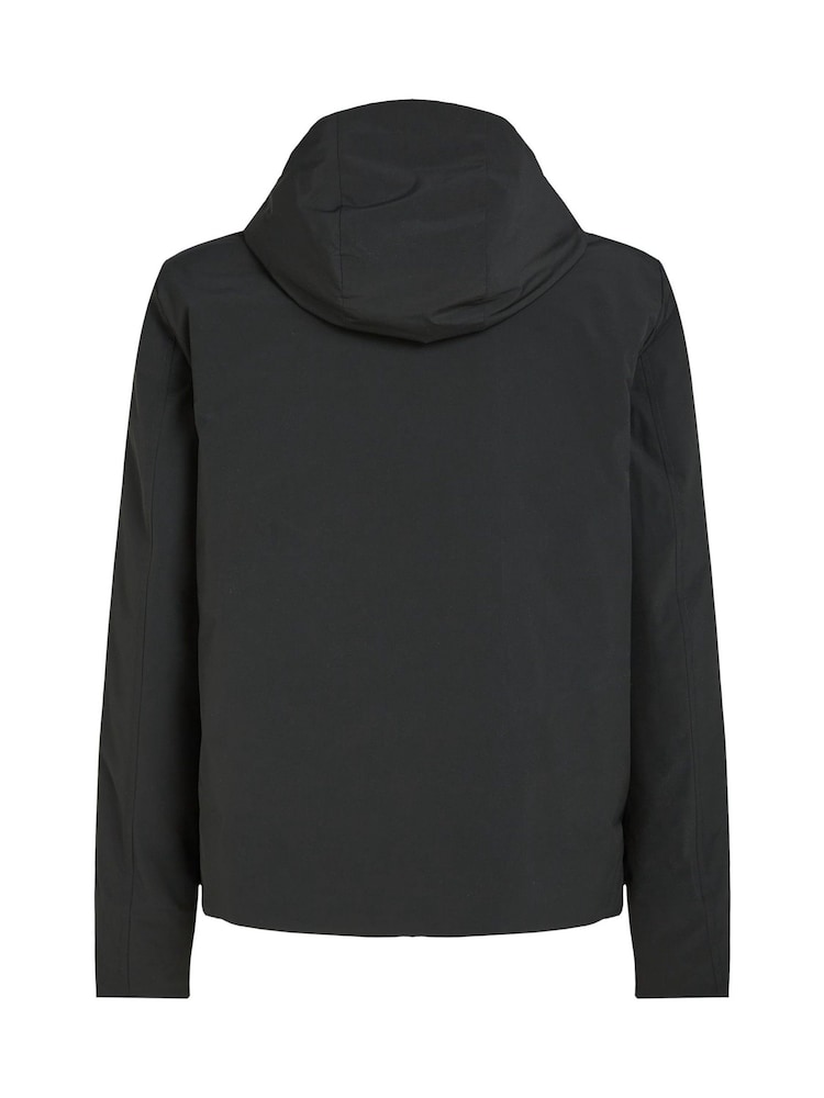 Calvin Klein Black Technical Hooded Jacket - Image 6 of 6