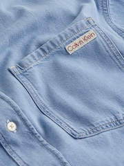 Calvin Klein Oversized Denim Shirt - Imagen 3 de 4