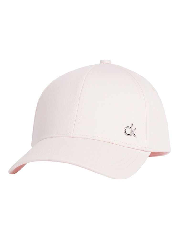 Calvin Klein Pink 100% Cotton Cap - Image 2 of 4