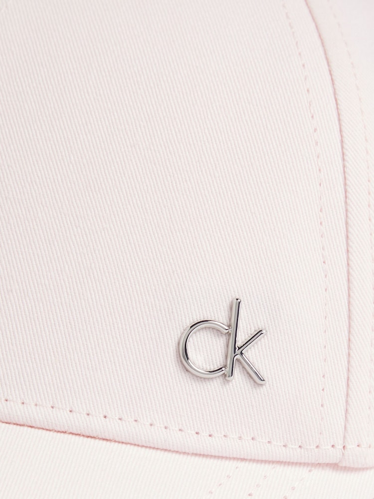 Calvin Klein Pink 100% Cotton Cap - Image 4 of 4