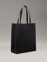 Calvin Klein Black Leather Mini Tote Bag - Image 2 of 6