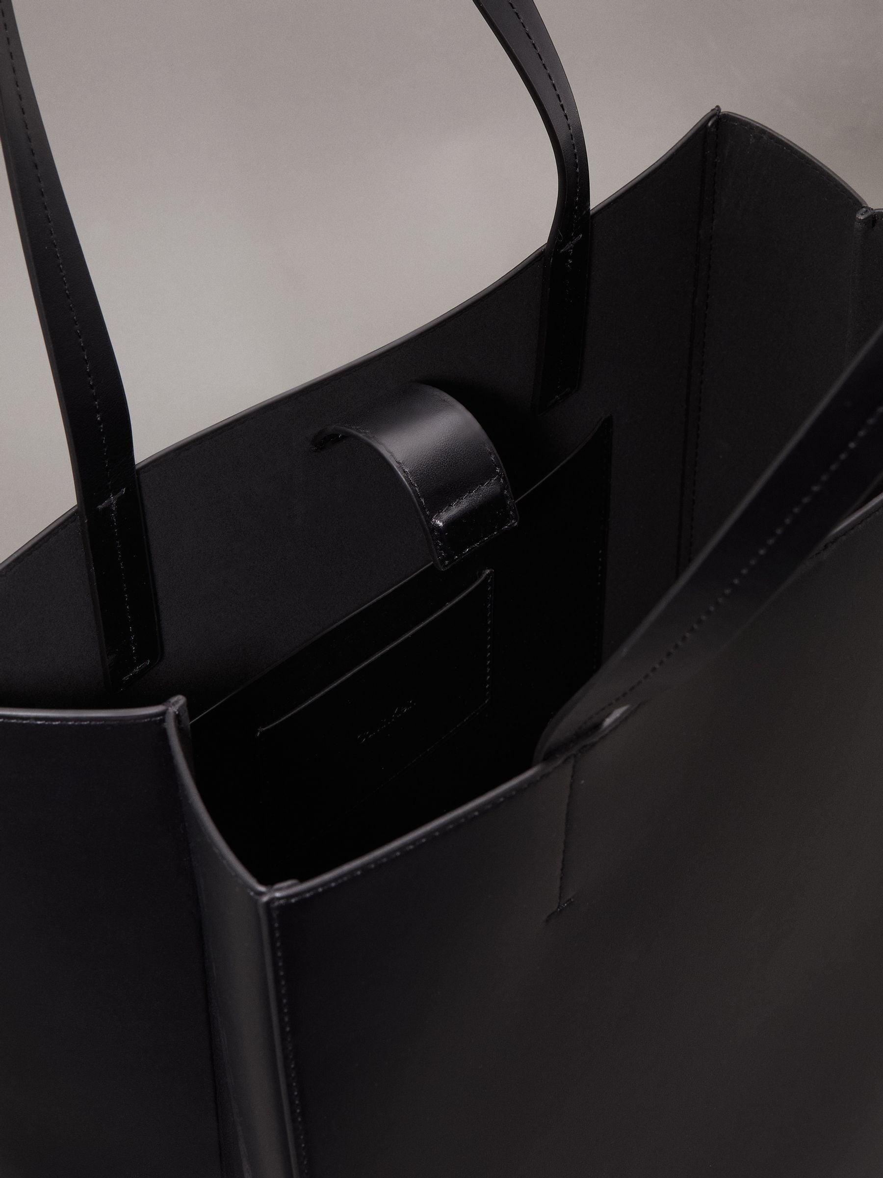 Buy Calvin Klein Black Leather Mini Tote Bag from Next USA