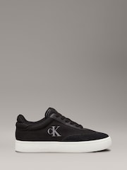 Calvin Klein Black Classic Cupsole Low Trainers - Image 1 of 7