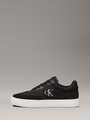 Calvin Klein Black Classic Cupsole Low Trainers - Image 2 of 7