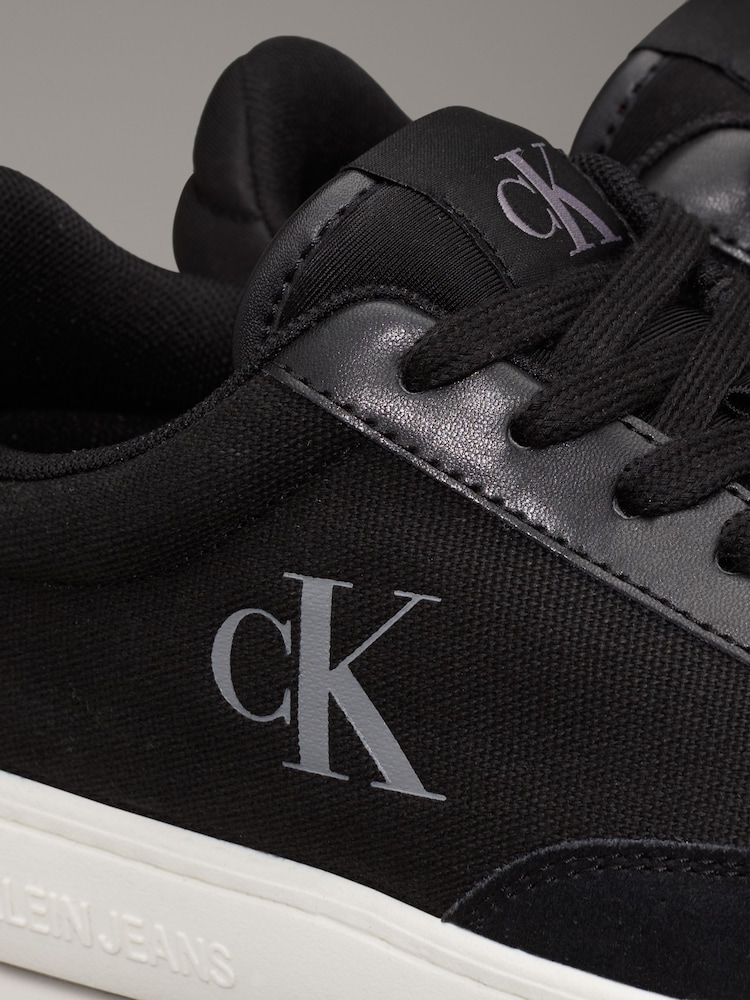 Calvin Klein Black Classic Cupsole Low Trainers - Image 7 of 7