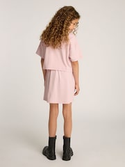 Calvin Klein Pink Short Sleeve 100% Cotton T-Shirt Dress - Image 2 of 5