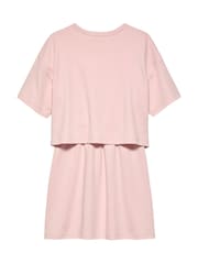 Calvin Klein Pink Short Sleeve 100% Cotton T-Shirt Dress - Image 5 of 5