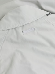 Calvin Klein Grey Cotton Nylon Trench Coat - Image 7 of 7