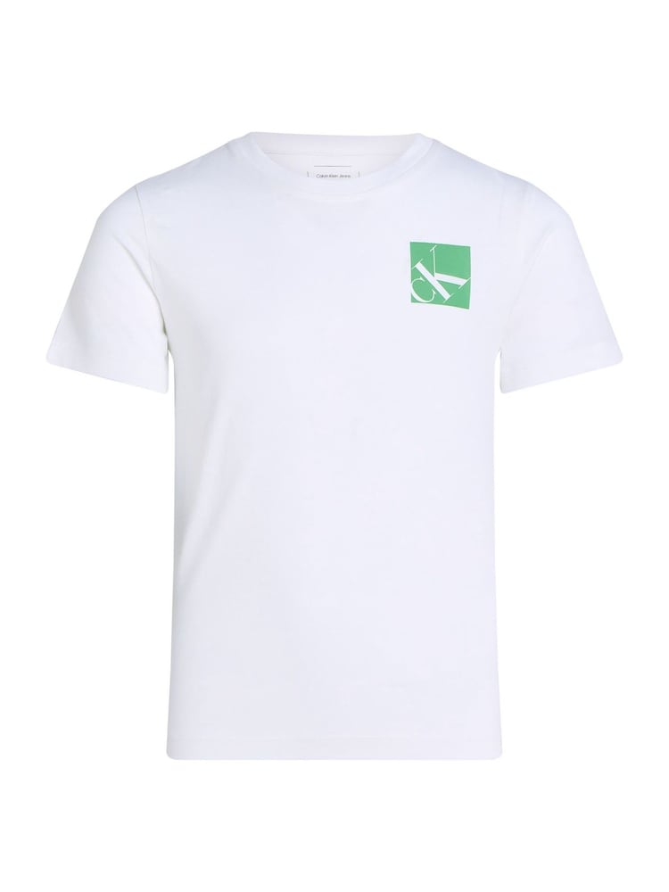 Calvin Klein White 100% Cotton T-Shirt - Image 4 of 5