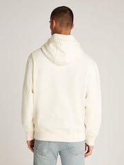 Calvin Klein White Soft Box Monogram Hoodie - Image 2 of 6