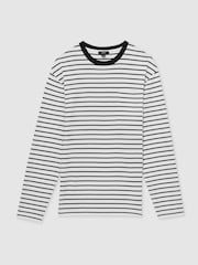 Reiss Eddie – Langarm-T-Shirt mit Breton-Streifen - Bild 2 von 5