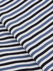 Reiss Bay Mercerised-Cotton Stripe T-Shirt - Image 6 of 6
