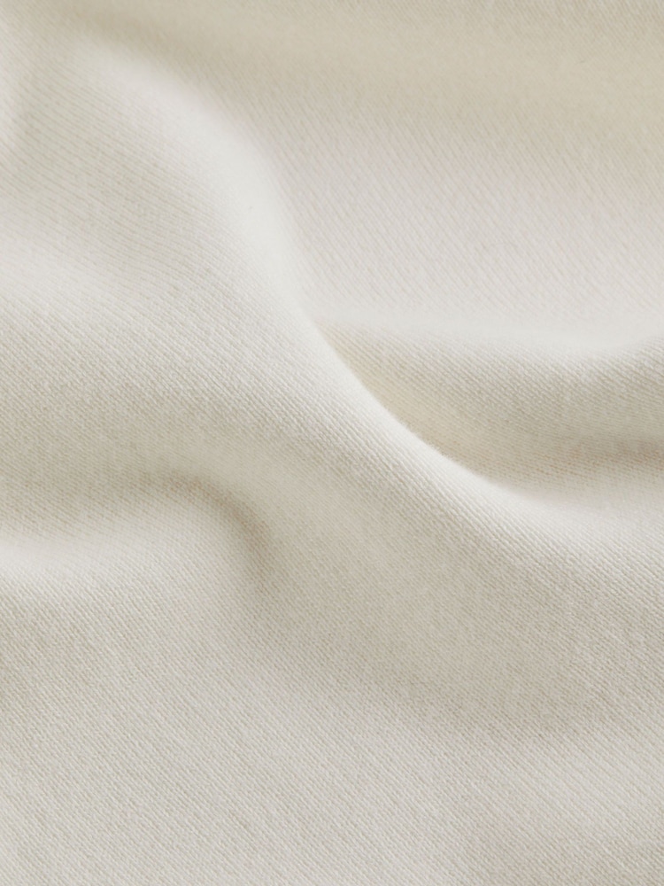 Calvin Klein White Cotton Polo Jumper - Image 3 of 3