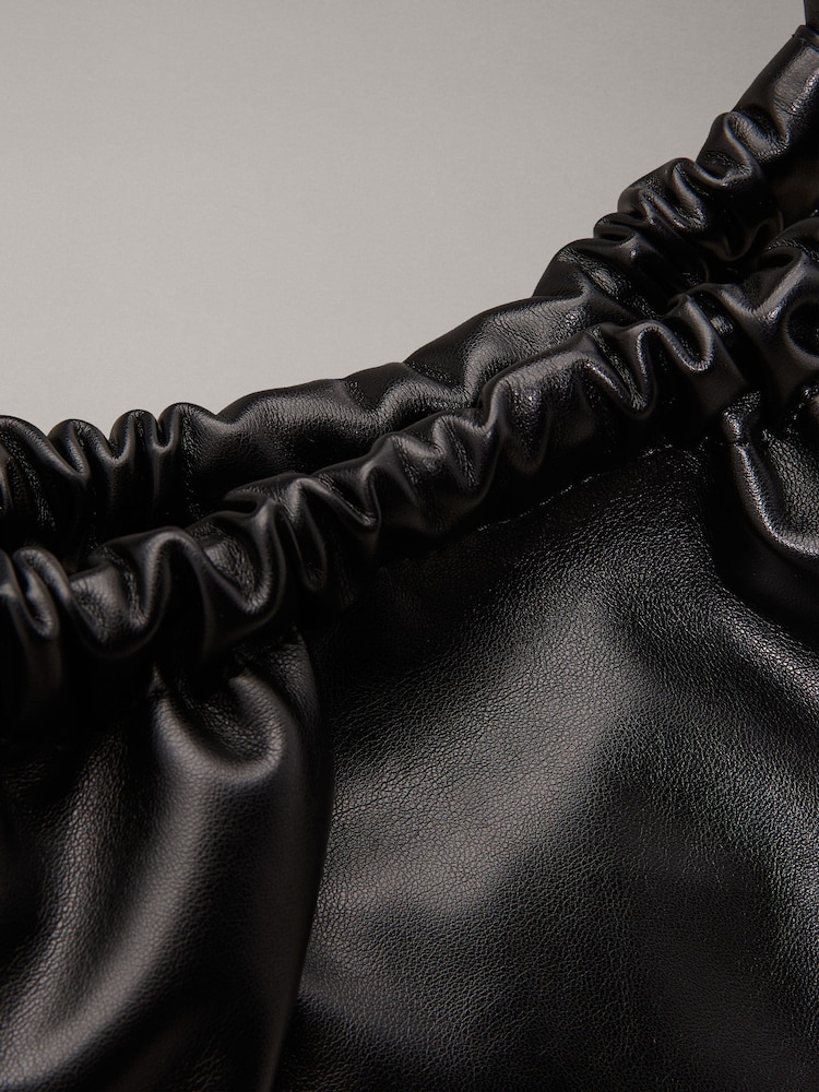 Calvin Klein Black Drawstring Shoulder Bag - Image 3 of 6