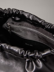 Calvin Klein Black Drawstring Shoulder Bag - Image 4 of 6