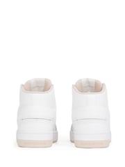 Calvin Klein White Basketball Low Trainers - Image 3 of 6